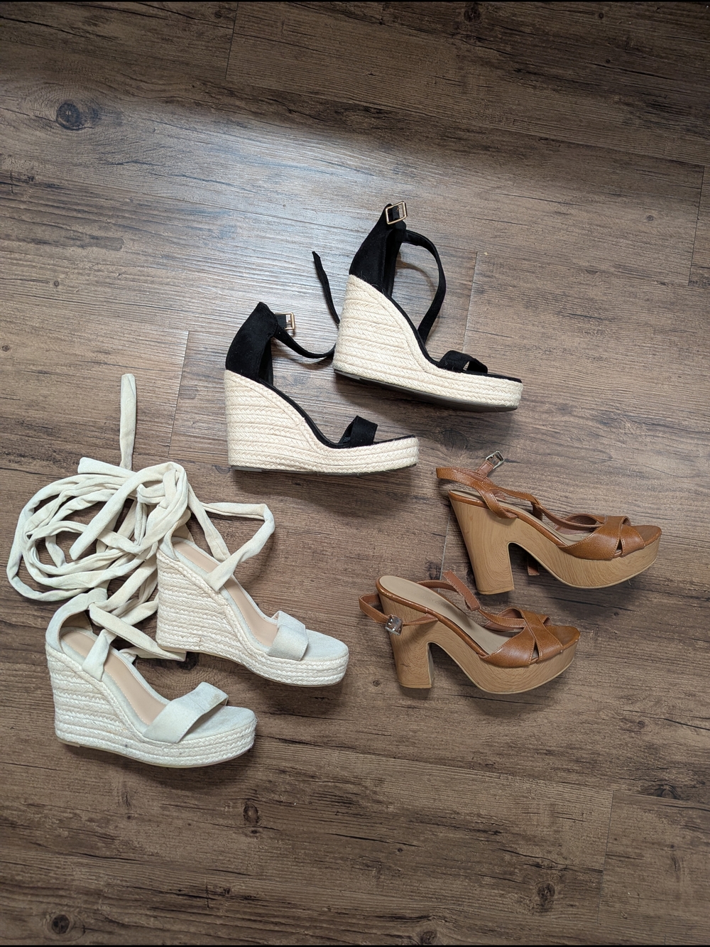 Bundle Of Wedge Sandals